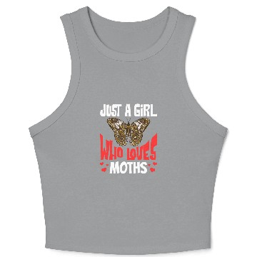 Discover Moth Insect Gift Cute Larvae Eggs 24 Crop Tank Top