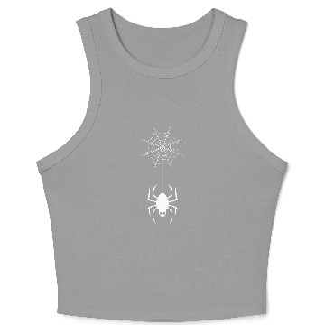 Discover The Spider Descend From Nest Crop Tank Top