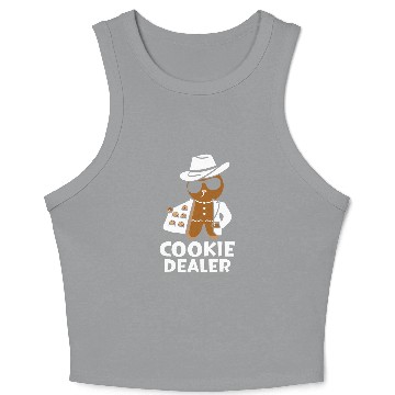 Discover Funny Cookie dealers Gingerbread Crop Tank Top