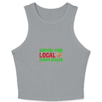 Discover Baking Support Your Local Cookie dealers Cookie Crop Tank Top