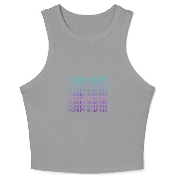 Discover Turkey Hunting Hunter Retro Crop Tank Top