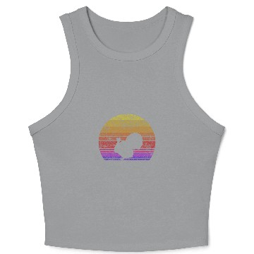 Discover Turkey Hunting Retro Bird Hunter 21 Crop Tank Top