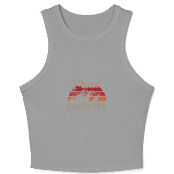 Discover Funny Forester Superhero vintages Men Dad Crop Tank Top