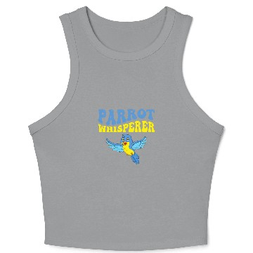 Discover Parrots Bird 2Parrot Whisperer Crop Tank Top