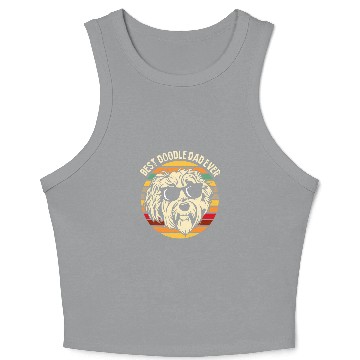 Discover Mens bests Doodle Dad Ever Labradoodle Goldendoodle Crop Tank Top