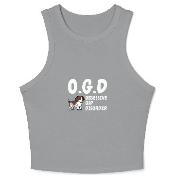 Discover Obsessive German Shorthaired Pointer Disorder Dog Crop Tank Top