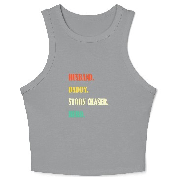 Discover Storm Hunter Tornados Storm Chasing vintages Meteorology Crop Tank Top