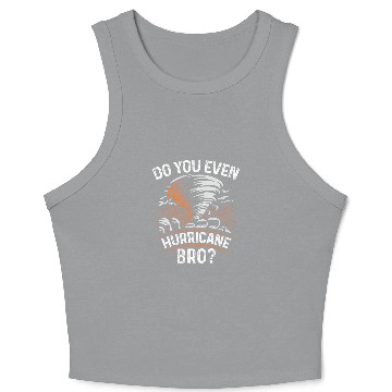 Discover Storm Chasing Lightning Thunder Weather Hurricane Tornado 21 Crop Tank Top