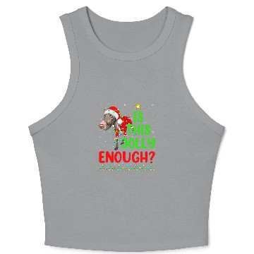Discover Is This Jolly Enough German Shorthaired Pointer Christmas Crop Tank Top