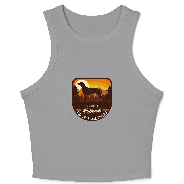 Discover Rhodesian Ridgeback Dog Breed 75 Crop Tank Top