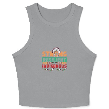 Discover Strong Resilient Indigenous Crop Tank Top