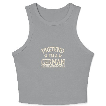 Discover Pretend Im a German Shorthaired Pointer Halloween Crop Tank Top