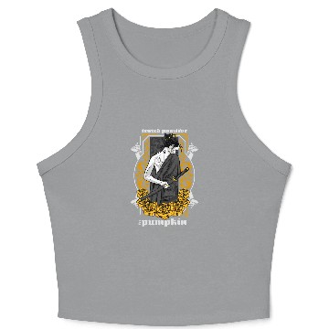 Discover Samurai Geisha Funny Halloween Crop Tank Top
