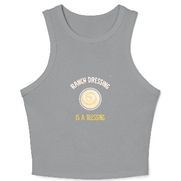 Discover Ranch Dressing Is A Blessing Vegan Vegetable Salad Crop Tank Top