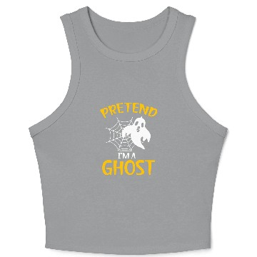 Discover Pretend Im a ghosts Funny Halloween Web Spider Crop Tank Top