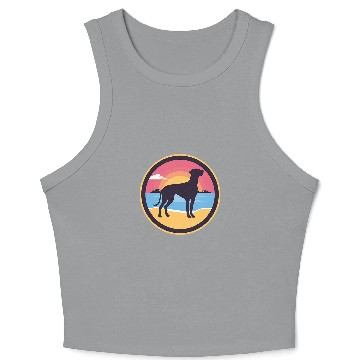 Discover Rhodesian Ridgeback Dog Breed 63 Crop Tank Top