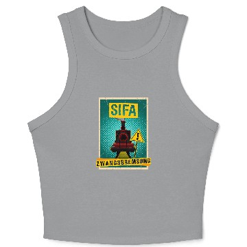Discover Model building railway train driver hobby work SIFA Crop Tank Top