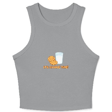 Discover Its Cookie Time Cookies and Milk Crop Tank Top