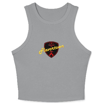 Discover Flavortown Food Culture Baseball Jerseys Crop Tank Top
