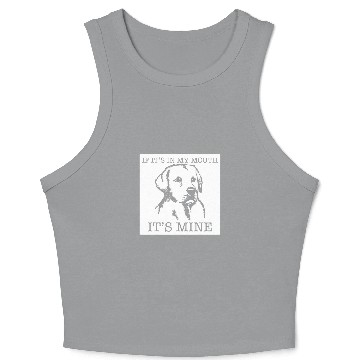 Discover Labrador Lab Dog funny dog lover gift 3 Crop Tank Top
