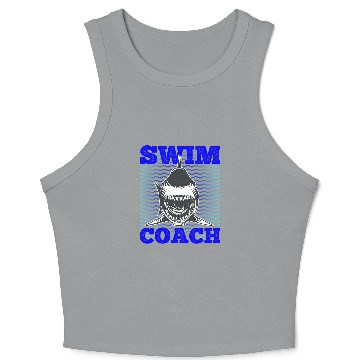 Discover Swim Coachs Swimming 1 Crop Tank Top