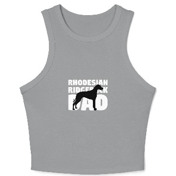 Discover Rhodesian Ridgeback Gift Dog Father Rhodesian Ridgeback Dad Crop Tank Top