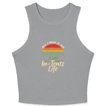 Discover Scouting Camping Scout Leader Crop Tank Top