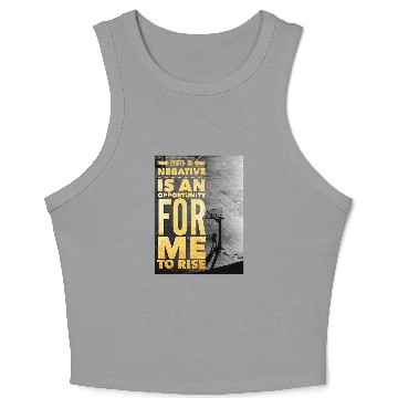Discover Inspirational Basketball Quote Crop Tank Top