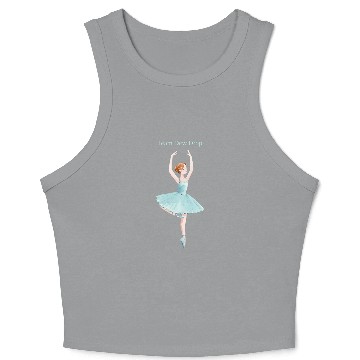 Discover Team Dew Drop Nutcracker Ballet Ballerina Christmas Graphic Crop Tank Top
