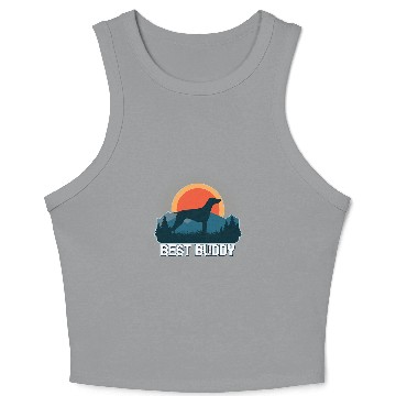 Discover German Shorthaired Pointer GSP Dog Breed 51 Crop Tank Top