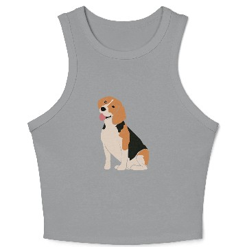 Discover I raise a beagle Crop Tank Top