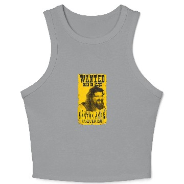 Discover Wrestling Entertainment Cactus Jack Wanted Graphic Hawaiians Crop Tank Top