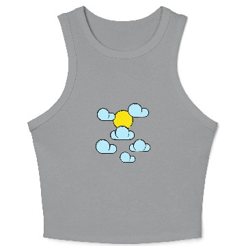 Discover Stylish Art Drawing Creative Style Artwork Crop Tank Top