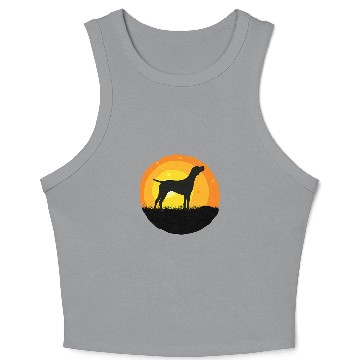 Discover German Shorthaired Pointer GSP Dog Breed 29 Crop Tank Top