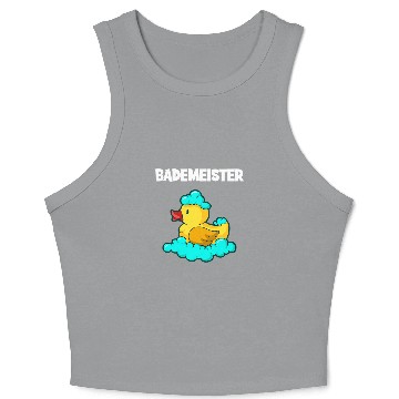 Discover Rubber duck lifeguard Crop Tank Top