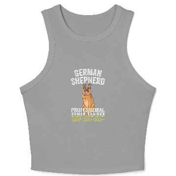 Discover German Shepherd Professional Human Trainer German Shepherd Crop Tank Top