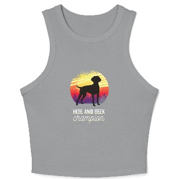 Discover German Shorthaired Pointer GSP Dog Breed 45 Crop Tank Top