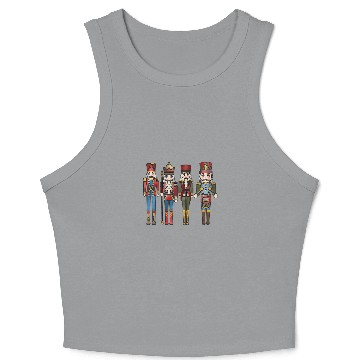 Discover vintages Nutcracker Ballet Dance Matching Holiday Crop Tank Top