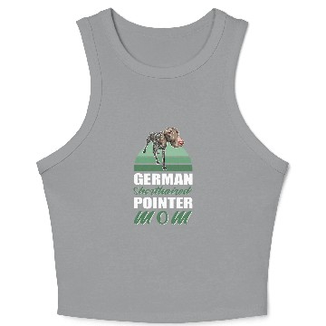 Discover German Shorthaired Pointer Mom Dog Owner Crop Tank Top