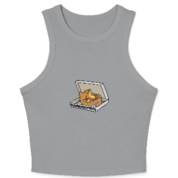 Discover Dog Goldendoodle Pizza Goldendoodle Dog Crop Tank Top