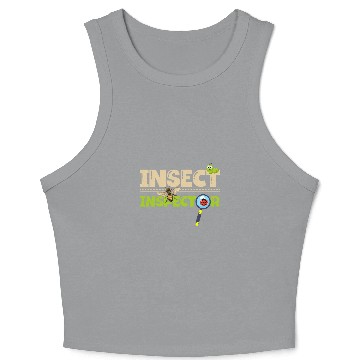 Discover Insect Inspector Bug Catcher Future Entomologist Crop Tank Top