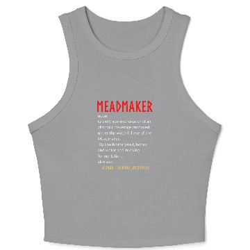 Discover Meadmaker Definition  Wizard 2Magician 2Alchemist Crop Tank Top