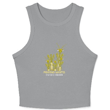 Discover Insect Lover Bug Catching Praying Mantis Entomology Crop Tank Top