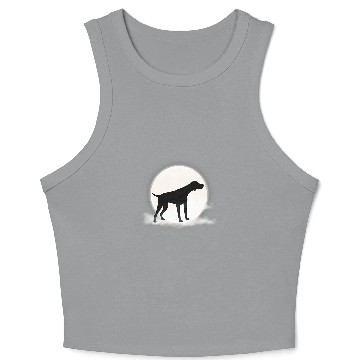 Discover German Shorthaired Pointer GSP Dog Breed 65 Crop Tank Top