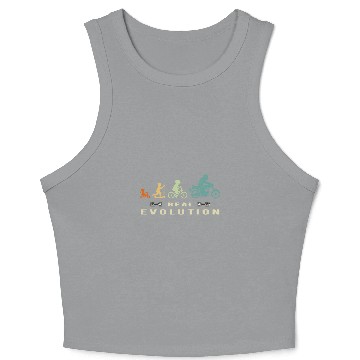 Discover Motorcycle Evolution Moped Accessories DDR Vehicles Crop Tank Top