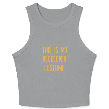 Discover This Is My Beekeeper Costume Outfit Beekeeping Crop Tank Top