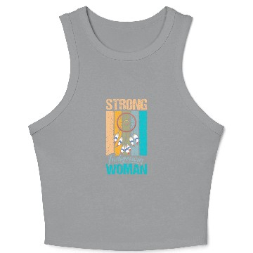 Discover Native American Strong Indigenous Woman Design 1 Crop Tank Top
