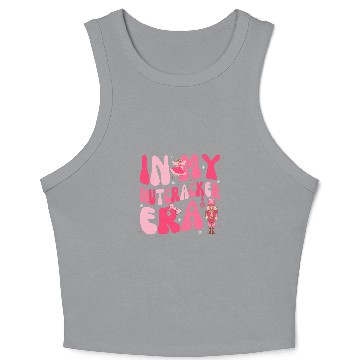 Discover Pink Christmas In My Nutcracker Era Pink Nutcracker Ballet 1 Crop Tank Top