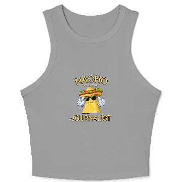 Discover Nacho Average Journalist Cinco De Mayo Mexican Fiesta Crop Tank Top
