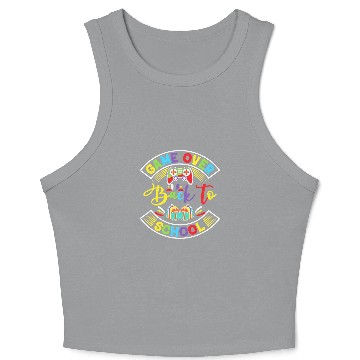 Discover Back to School Funny Game Over Teacher Student Controller 13 Crop Tank Top